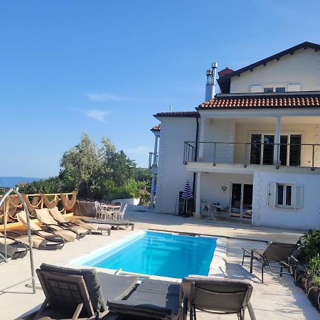 Ferienwohnung Mit Pool Kroatien Mit Meerblick Und Pool Lovran Luaran gambar