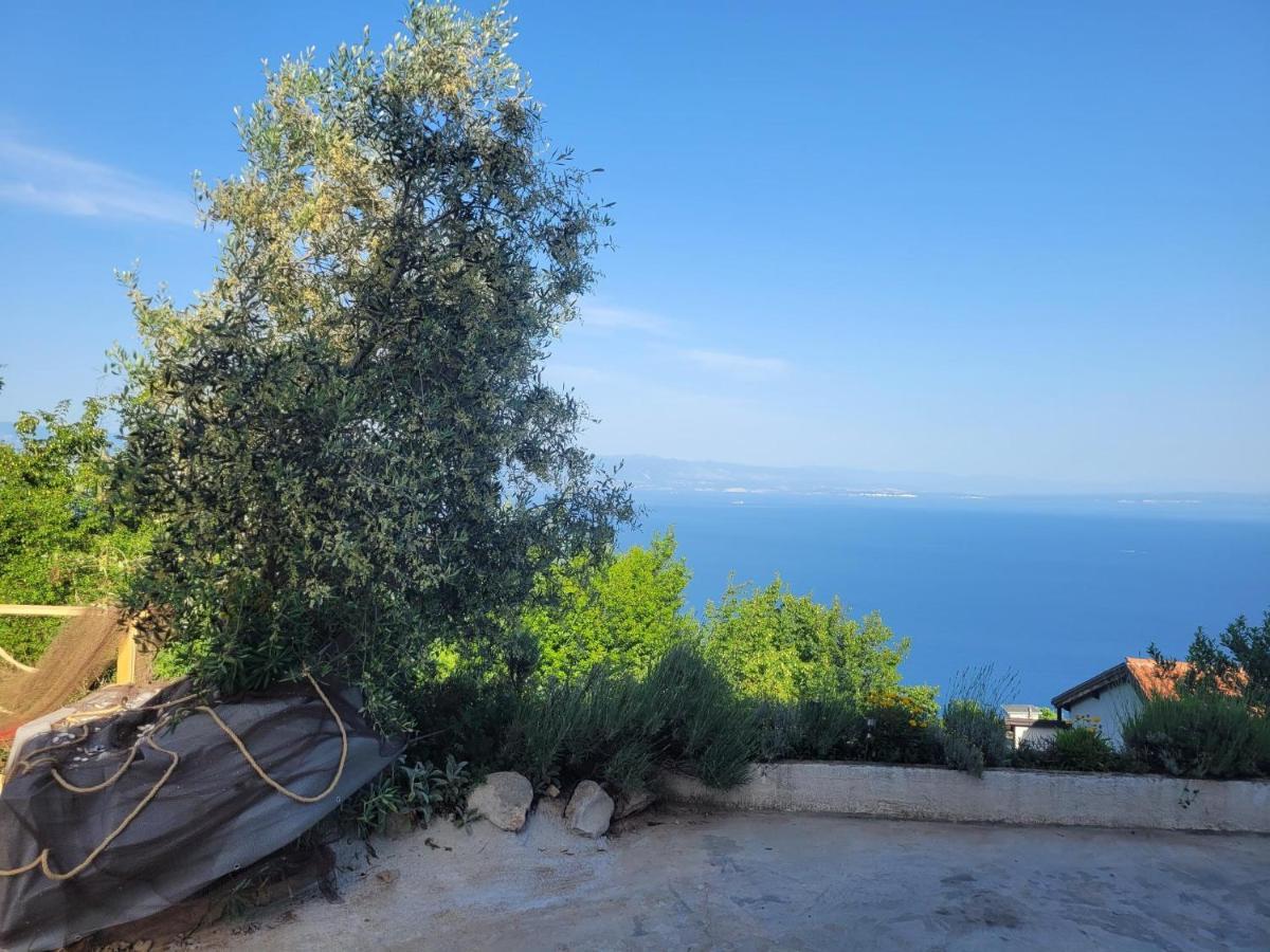 Ferienwohnung Mit Pool Kroatien Mit Meerblick Und Pool Lovran Luaran gambar
